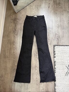 Madewell Black skinny Flare Jeans